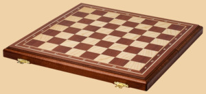 Шахматы Гамбит (доска махагон-ясень, клетка 4,5 см)