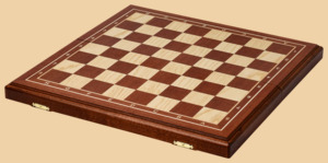 Шахматы Гамбит (доска махагон-ясень, клетка 5 см)