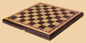 Шахматы Перфекто (доска из морёного дуба и ясеня, фигуры из бука, клетка 4 см)