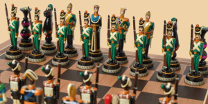 Шахматы Монархия Презент (фигуры из хлеба)