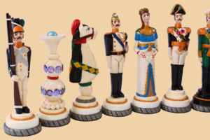 Шахматы Монархия Презент (фигуры из хлеба)