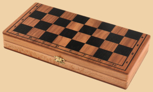 Шахматная доска складная Игрок мини из ореха