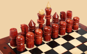 Шахматы Мини (классические фигуры, дуб)