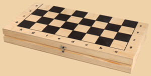 Шахматы Айвенго (тёмно-белые, чёрн клетки)