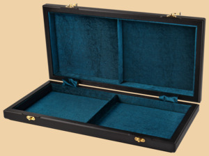 Шахматная доска складная Турнирная (морёный дуб и ясень, клетка 5 см)