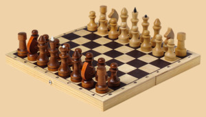 Шахматы Школьные (чёрный цвет клеток)