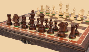 Шахматы Мечта (орех-ясень, фигуры с утяжелением)