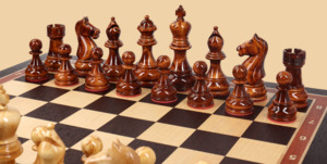 Шахматы в ларце Эпоха (венге-ясень, клетка 4,5 см)