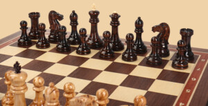 Шахматные фигуры Карельская берёза (большие)