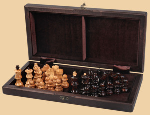 Шахматы Странствие №1 (венге-ясень, клетка 4 см)