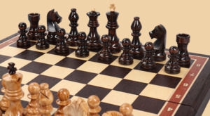 Шахматы Странствие №1 (венге-ясень, клетка 4 см)