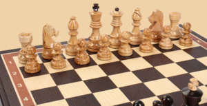 Шахматы Странствие №1 (венге-ясень, клетка 4 см)