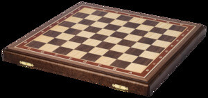 Шахматы Монблан (амерканский орех-ясень, клетка 4 см)