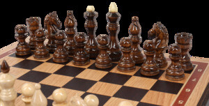 Шахматы Арарат (венге-дуб, клетка 4 см)