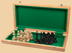 Шахматы Век (венге, утяжелённые, клетка 5 см)