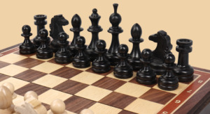 Шахматы Кентавр (орех-ясень, клетка 4 см)