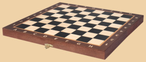 Шахматы Контраст (большие, фигуры с утяжелителем)