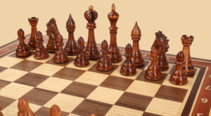 Шахматы Олимпийские (орех, клетка 5 см)