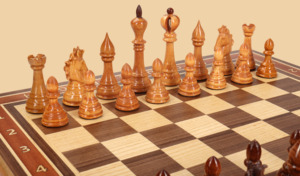 Шахматы Олимпийские (орех, клетка 5 см)