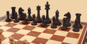 Шахматы Лазурный берег (махагон, клетка 5 см)