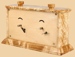 Шахматные часы Арт-Деко INSA (массив капа)