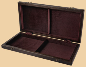 Шахматная доска складная Турнирная (коричневый эвкалипт и ясень, клетка 4,5 см)