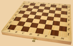 Шахматная доска Интарсия (ясень)