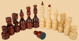 Шахматы Полтава (средние, классические фигуры, липа)