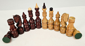 Шахматные фигуры Леонардо (дуб)