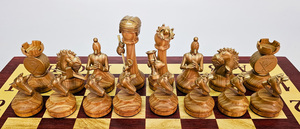 Шахматные фигуры Хоккей (дуб и полимер)