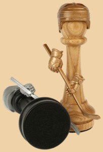 Шахматные фигуры Хоккей (дуб и полимер)