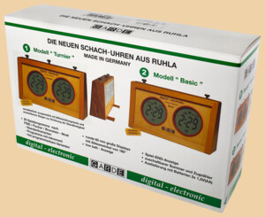 Шахматные часы Garde Basik(электронные, деревянный корпус из бука)
