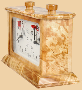 Шахматные часы Изящные INSA (массив капа)