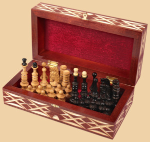 Шахматы Идея (классические фигуры, дуб)