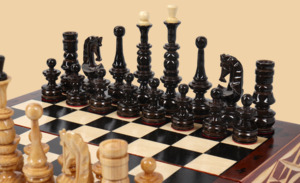 Шахматы Идея (классические фигуры, дуб)