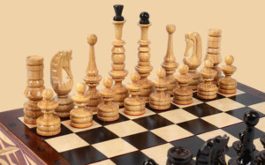 Шахматы Идея (классические фигуры, дуб)