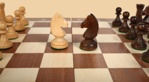 Шахматы Стаунтон №4 (махагон)