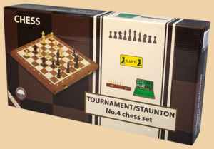 Шахматы Стаунтон №4 (махагон)