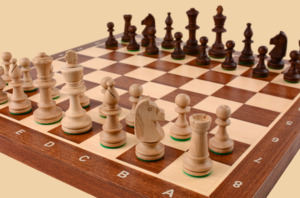 Шахматы Стаунтон №5 (махагон)