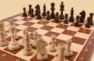 Шахматы Стаунтон №5 (махагон)