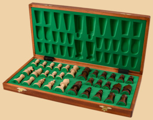 Шахматы Стаунтон №5 (махагон)