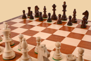 Шахматы Стаунтон №6 (махагон)