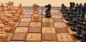 Шахматы, нарды, шашки Стражи (тёмные, большие)