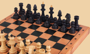 Шахматы Тонированные (красные, малые)