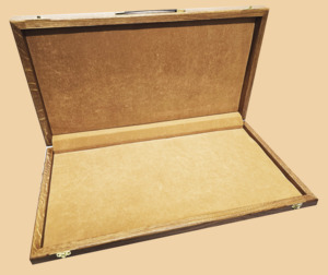 Кейс для нард или шахмат Зебрано (36 на 66 см)