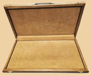 Кейс для нард или шахмат Зебрано (36 на 66 см)