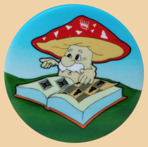 Шахматный значок Книга