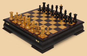 Шахматы Стаунтон Люкс (венге, в чемодане)