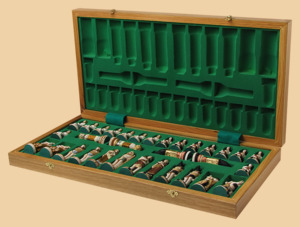 Шахматы Египет (доска из массива дуба)