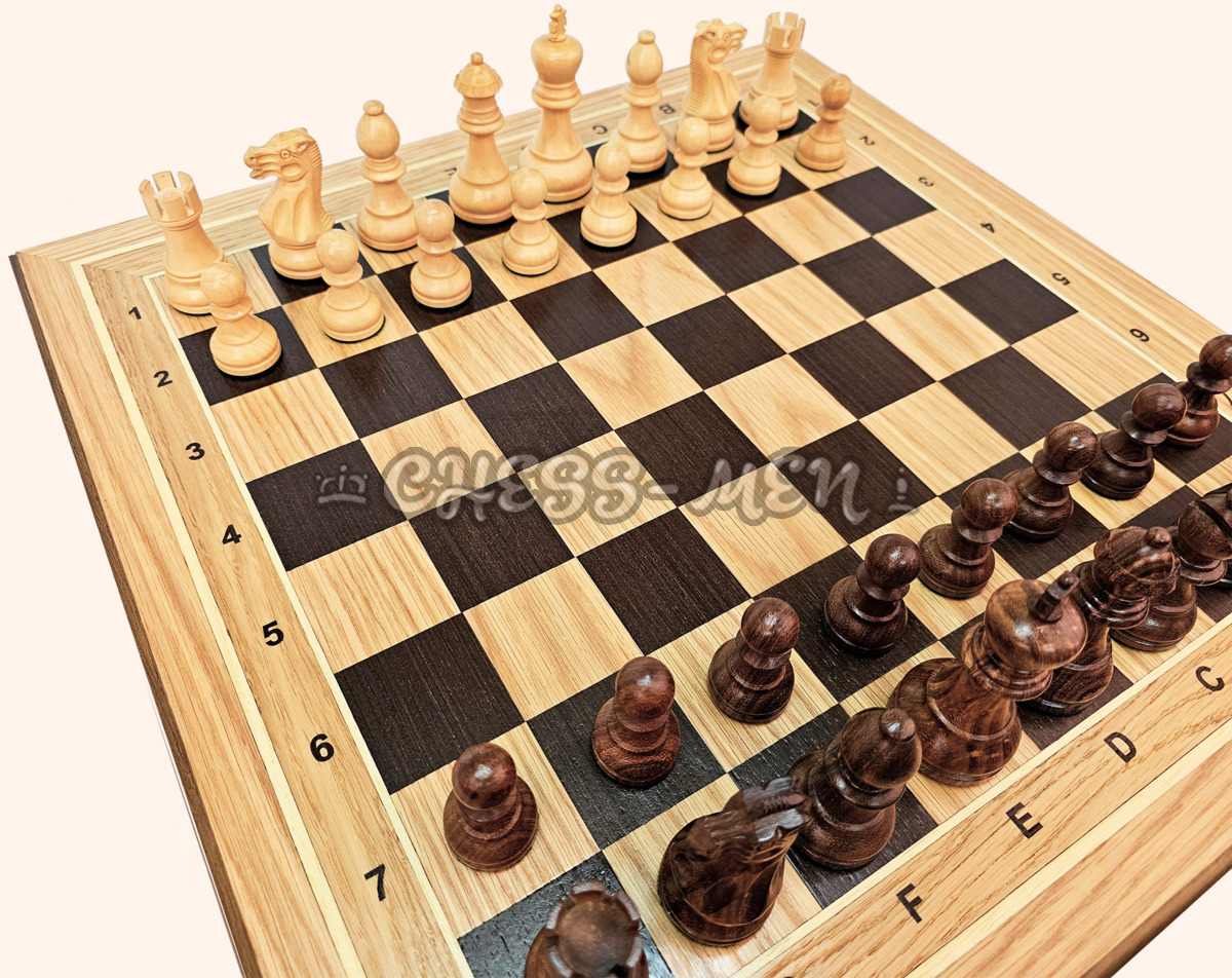 Стол шахматный Императорский (массив дуба, с ящиками для фигур)